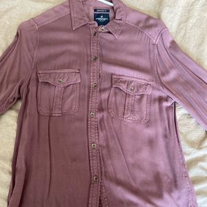 American eagle button down blouse